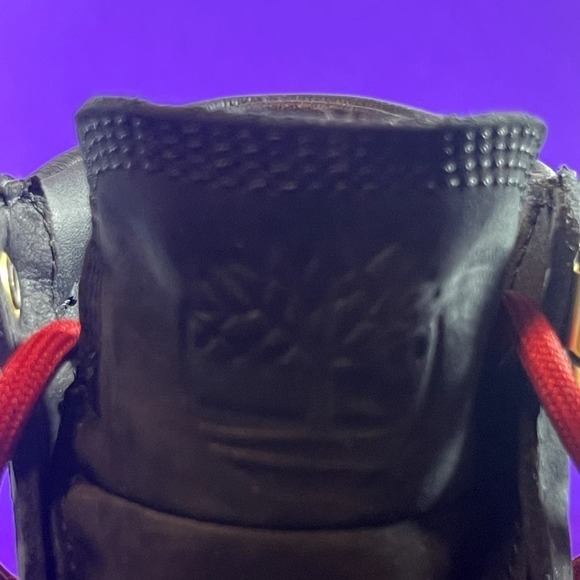 Timberland Women's LTD Heritage 6 Inch Black Nubuck Leather Boot Shoe Size 6-NEW - Picture 9 of 10